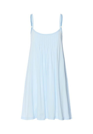 Juliet Pleated Cotton Babydoll | Whispering Blue 79643-2503